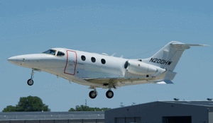 Hawker Beechcraft flies final Hawker 200 test aircraft